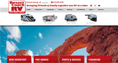 Desktop Screenshot of desertcoachrv.com